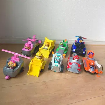 퍼피 구조대 비클 9개 세트