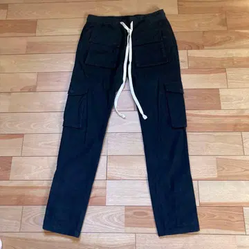 mnmi 카고 팬츠 스키니 블랙 M