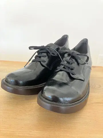 Belle &sofa 다정한 신발 공방 블랙 레이스업 슈즈