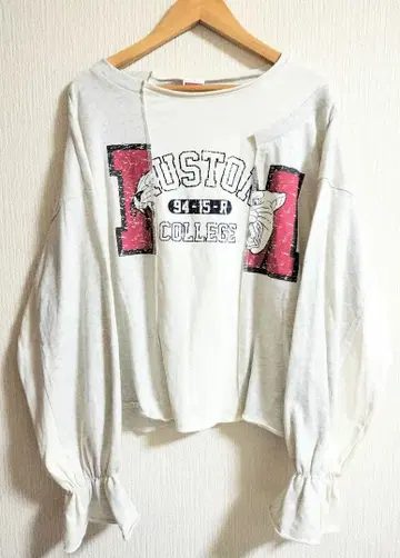 니코앤드 성숙 캐주얼 구제 의류 리메이크 캔디 슬리브 긴팔 티셔츠