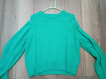 BEAUTY&YOUTH 그린 니트 스웨터