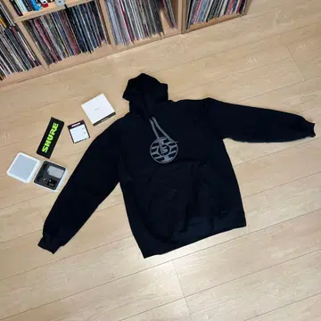 SHURE 블랙 후드티 세트 사이즈 L