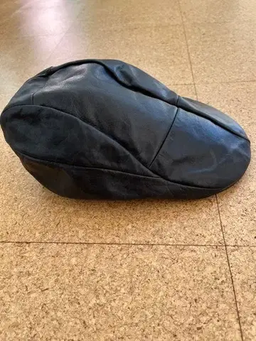 CA4LA 헌팅 (카시라) 블랙 천연 가죽 헌팅 모자 블랙