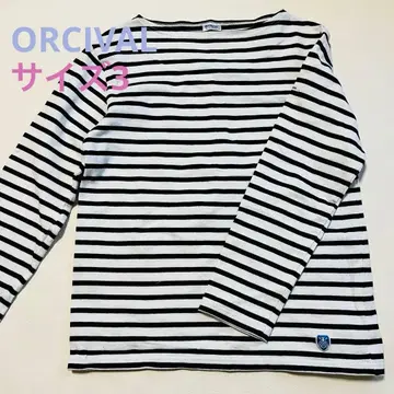 ORCIVAL 스트라이프 긴팔 T셔츠 사이즈 3