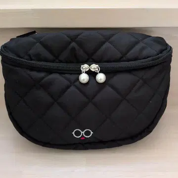 퀼팅 블랙 숄더백