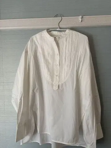 MACHAT 화이트 긴팔 셔츠