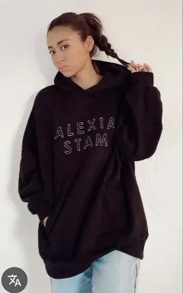 ALEXIASTAMStitch 로고 후디 / 스티치 로고 후디