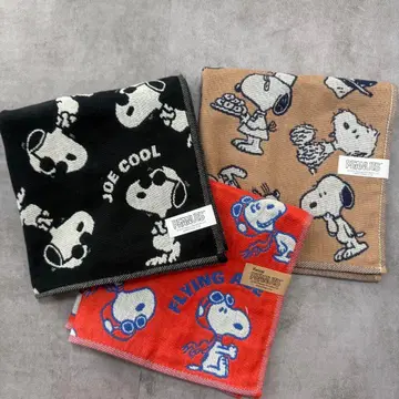 새상품 스누피 거즈 손수건 3개 세트 크리스마스 선물 생일