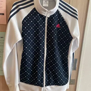 adidas 네이비 도트 무늬 저지