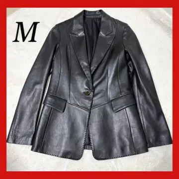 컨디션 최상 가죽 자켓 한국 천연 가죽 소가죽 블랙 아우터 M