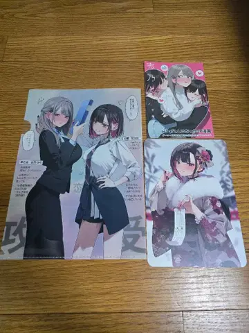 시노와 사랑 치구사 미노리 클리어 파일 리플렛 소책자