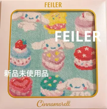 페일러 시나모롤 마카롱 손수건 새상품 FEILER 산리오