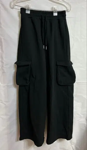 EVRIS 에브리리스 와이드 허리밴딩 팬츠 블랙 F