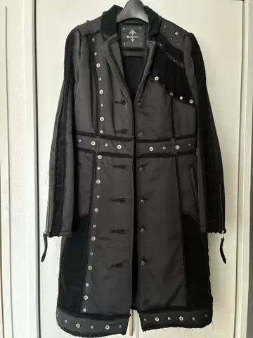 Ozz Croce 스터드 롱 코트