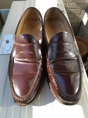 리걸 버건디 로퍼