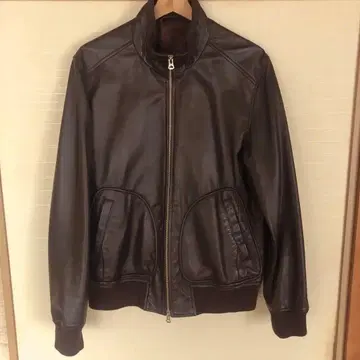 그린 라벨 릴랙싱 가죽 자켓