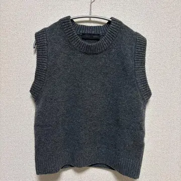 ZARA 그레이 니트 베스트 M 사이즈