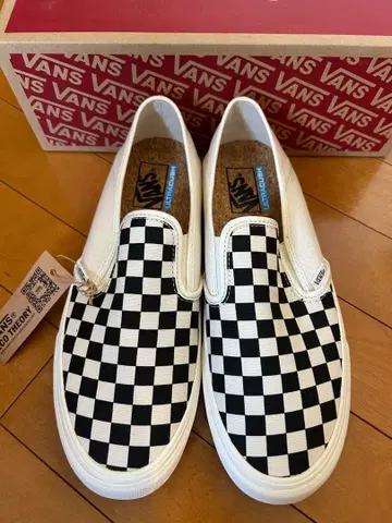 VANS 체크 무늬 슬립온