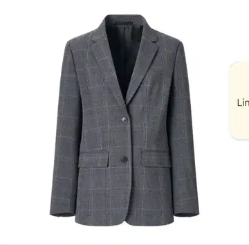 유니클로 테일러드 자켓 글렌체크 M 2023