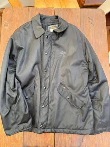 ALPHA INDUSTRIES 블랙 자켓 사이즈 38