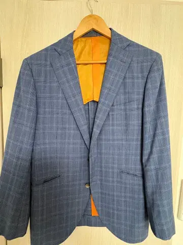 ARISTON 테일러드 자켓 블루 계열 체크