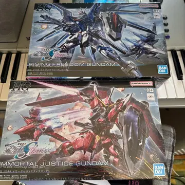 1/144 HG 라이징 건담과 임모탈 저스티스 건담 미개봉