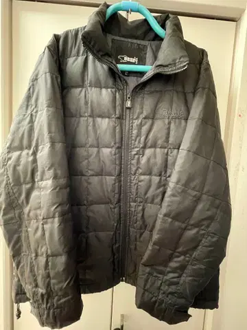 L 사이즈 Bear USA 블랙 다운 자켓