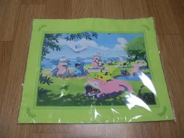 새상품 포켓몬 센터 카가와 양면 런천 매트 야돈 피카츄 카가와