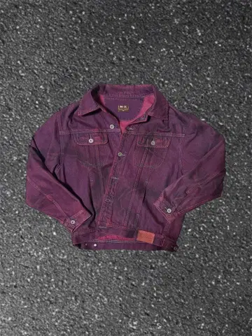 [리메이크] 퍼플 데님 자켓 체인