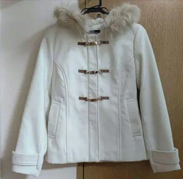 허니즈 숏 더플 코트 미사용