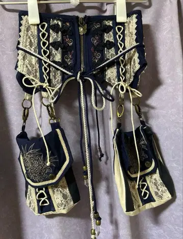 [ 택 없음, 미사용 ] 오즈 오네스트 와 시리즈 코르셋 네이비