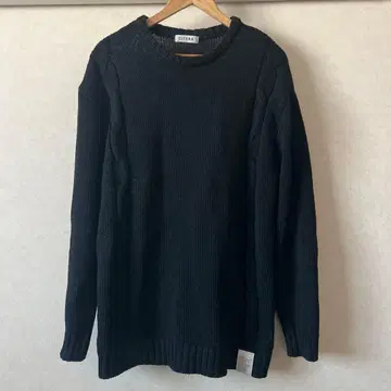 CITERA 크루넥 니트 L 블랙