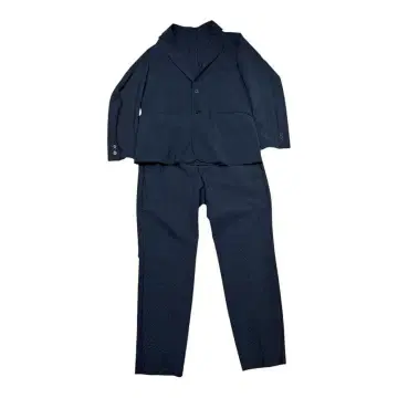 GU 워셔블 테일러드 자켓, 팬츠 세트 네이비 XL 사이즈