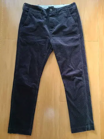 M 사이즈 [ BEAMS ] 코듀로이 테이퍼드 팬츠 다크 네이비 빔즈