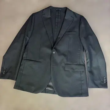 비즈니스 정장 상하의 세트 블랙 블루 세로 줄무늬 100AB7