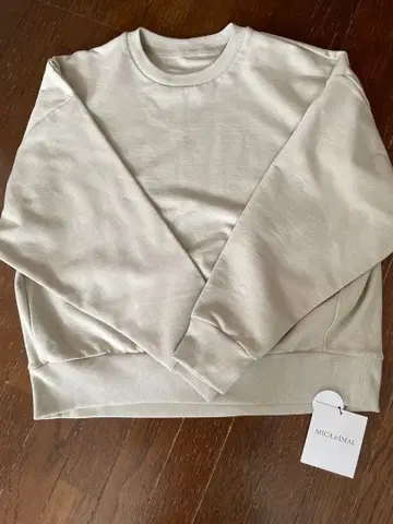 MICA&DEAL 루즈 슬리브 맨투맨