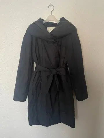 PLST 롱 다운 자켓 짙은 그레이