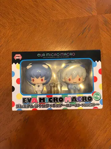 에반게리온 미크로마크로 프리미엄 트윈 피규어 카오루 레이