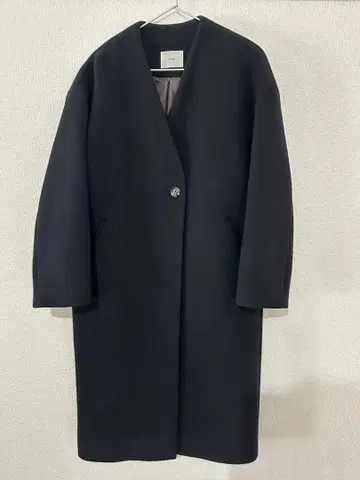 IENA 노카라 코트 블랙