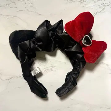 USJ 헬로키티 머리띠 유니버셜 키티 블랙 귀여운