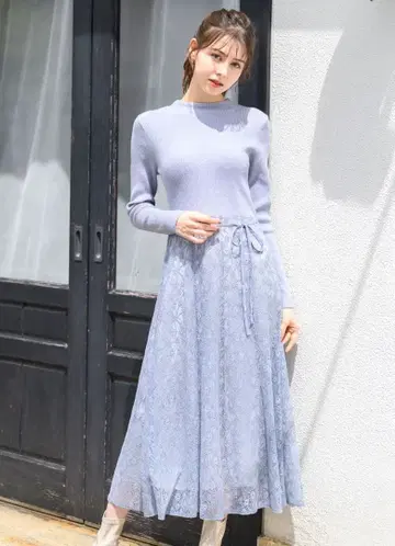 MISCH MASCH 전개 레이스 도킹 원피스