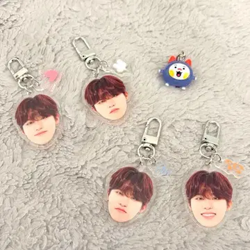 TREASURE 정우 희로애락 얼굴 아크릴 키링 캡슐 토이 컴프