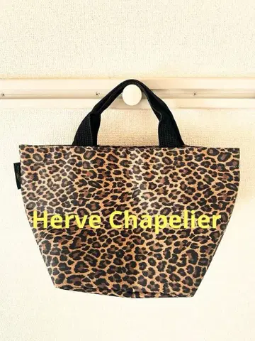 에르베샤 펠리에/Herve Chapelier 레오파드 무늬 토트백