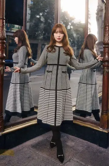 Montaigne Knit Long Dress Her lip to