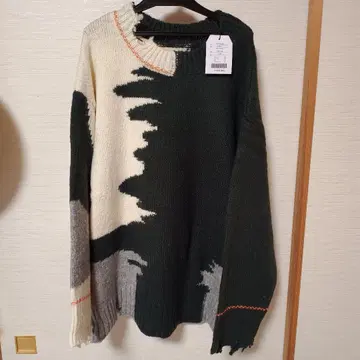 antiqua 데미지 디자인 니트