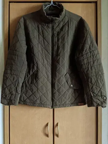 LANDS'END 퀼팅 자켓 XL 사이즈 카키 유즈드