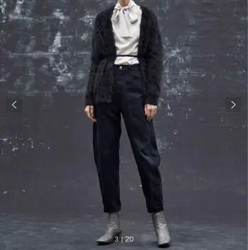 Drawer 코튼 실크 데님 페인터 팬츠