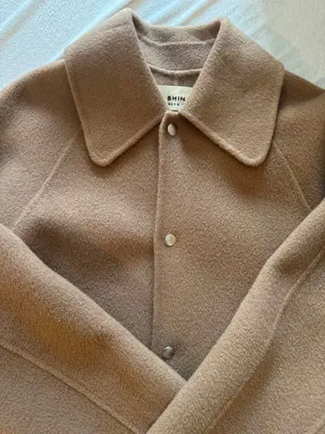 THE SHINZONE 발마칸 울 카멜 코트 Size34