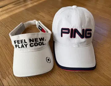 PING 핑 골프 캡 & 바이저 2점 세트