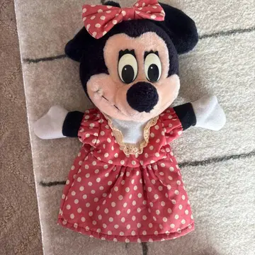 미니 봉제 인형 물방울 패턴